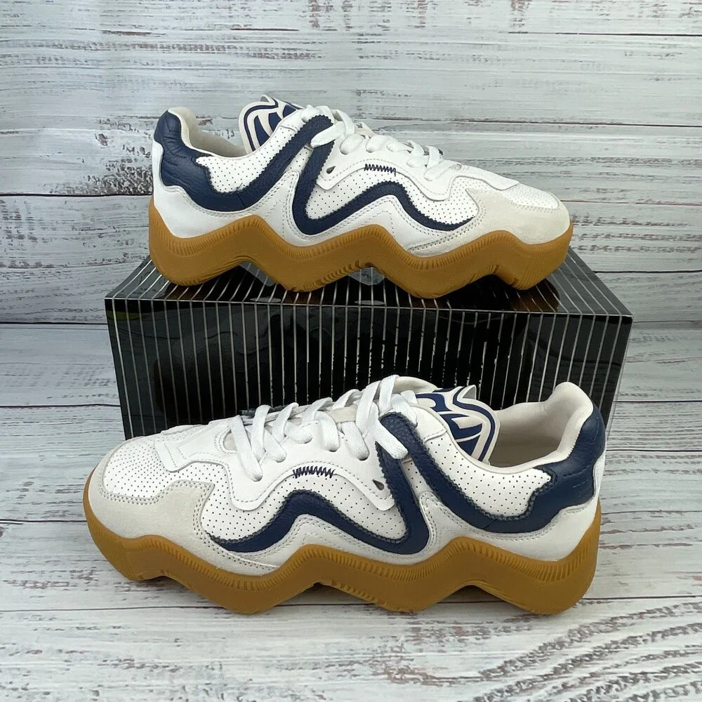 MSCHF V2.wav Mens US 11 Sneakers White Cream Navy